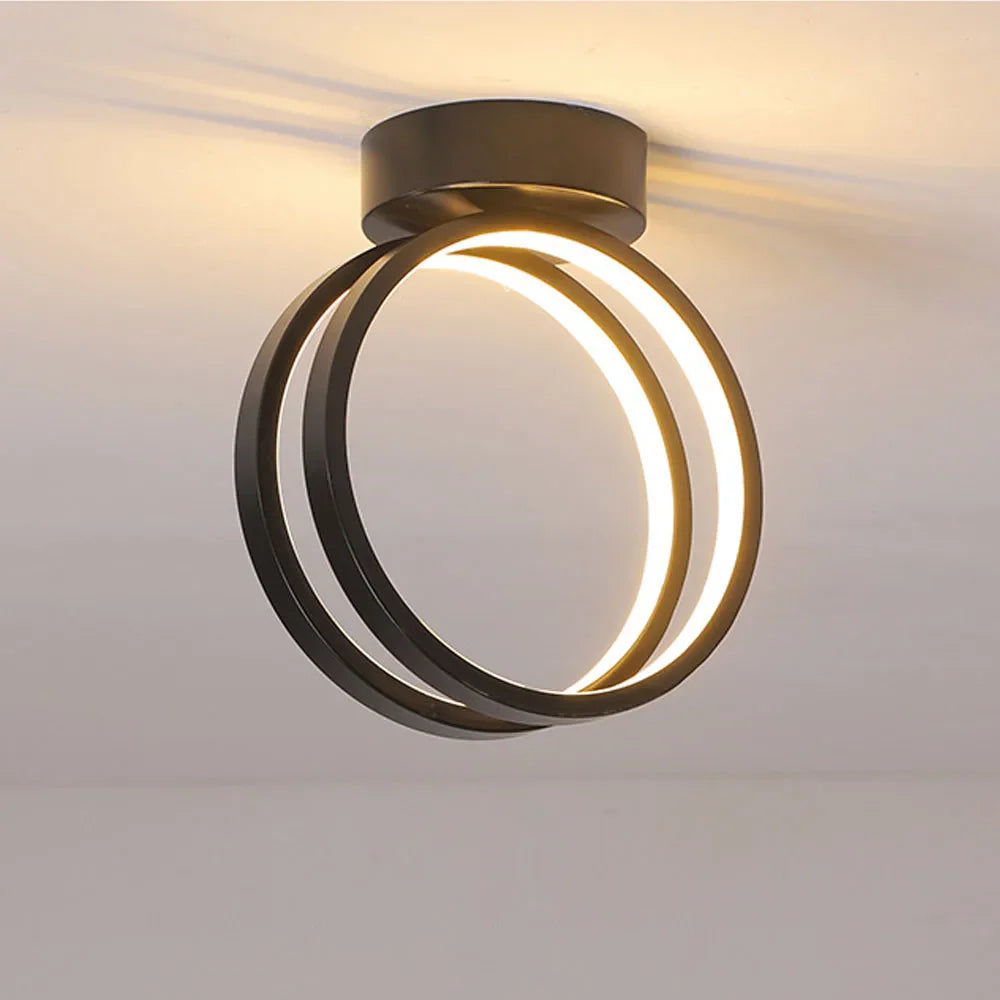 Elegant modern round LED chandelier
