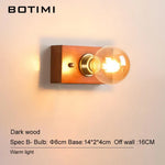 Applique Bois Interrupteur Lampe Lecture Design Salon B Bois Foncé Applique Murale Chambre