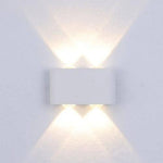 Applique Extérieur Led Design Moderne Élégant Double - Blanc / Froide Murale Chambre