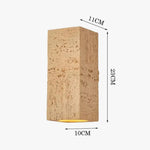 Applique Led Wabi-Sabi Minimaliste Béton Design Murale Chambre