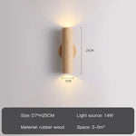 Applique Murale À Bois Design Lumineux Élégant T4632 / Lumière Blanche-5500K Chambre
