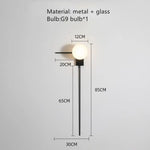 Applique Murale Boule Lumineuse Design Contemporain Grand Verre 12Cm / Blanc Froid (5 500-7 000