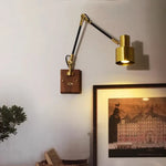 Applique Murale Bras Pivotant Artisanal Élégant Chambre