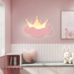 Applique Murale Couronne Lumineuse Design Enfantine. Chambre