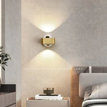 Applique Murale Cuivre Élégante Design Contemporain. Chambre