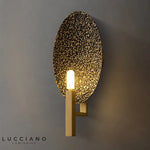 Applique Murale Cuivre Élégante Illumination Dorée Couleur Or / Blanc Froid (5500-7000K) Chambre