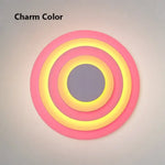 Applique Murale Design Cercle Lumineux Élégant. Couleur Du Charme / D30Cm (4 Couches) Chambre