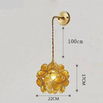 Applique Murale Design Élégante Lumineuse Contemporaine Marron Chambre