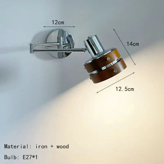 Applique Murale Design Industriel Chromé Articulé 1 Pièce / Blanc Chaud (2700-3500K) Chambre