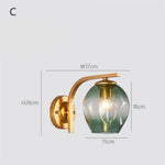 Applique Murale Design Luminaire Industriel Élégant B / 2 Chambre