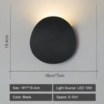 Applique Murale D’intérieur Led Design Élégant Modèle B / Blanc Chaud (2700-3500K) Chambre