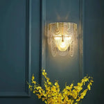 Applique Murale Élégante Dorée Design Lumineux Murale Chambre