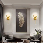 Applique Murale En Cuivre Élégante Design Scandinave Chambre