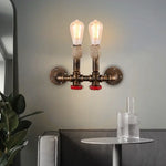 Applique Murale Indus Vintage Design Métal Brut Chambre