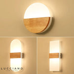 Applique Murale Led Bois Acrylique Murale Chambre
