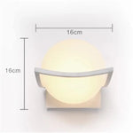 Applique Murale Led Chaude Design Verre Élégant Murale Chambre