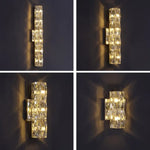 Applique Murale Led Cristalline Luxueuse Élégante Chambre