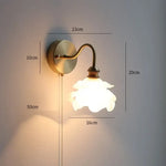 Applique Murale Led Cuivre Élégante Design Scandinave Verre 11 / 4W (Max100W) Chambre