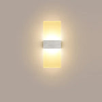 Applique Murale Led Design Élégant Intérieur. Lumière Chaude A2 / 14Cm X 6Cm Chambre