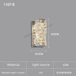 Applique Murale Led Design Épuré Tendance. 1107-B / Lumière Neutre Argent Chambre