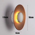 Applique Murale Led Design Minimaliste Élégante. Or / Blanc Chaud (2700K) Chambre