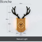 Applique Murale Led Design Rustique Élégant. Chambre