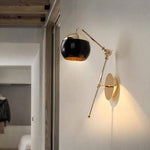 Applique Murale Led Dorée Ajustable Luminaire Doré