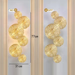 Applique Murale Led Douce Élégance Maison. 6 Têtes B / Lumière Chaude Chambre