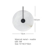 Applique Murale Led Élégante Design Contemporain. B-15Cm Noir / Lumière Chaude 3000K Chambre
