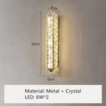 Applique Murale Led Élégante Design Cristalline. Chromé-30Cm / Changeable Applique Chambre