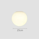 Applique Murale Led Élégante Design Épuré 25 Cm / Abat-Jour En Verre Applique Chambre