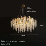 Applique Murale Led Élégante Dorée Design Luxe A-Rond 60Cm / 5000K Applique Chambre
