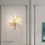 Applique Murale Led Élégante Dorée Design Luxe Applique Chambre