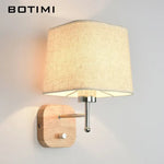 Applique Murale Led Élégante Et Pratique Design B Base En Bois Chambre