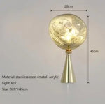 Applique Murale Led Élégante Luminaire Contemporain Or / Blanc Froid (5 500-7 000 K). Chambre