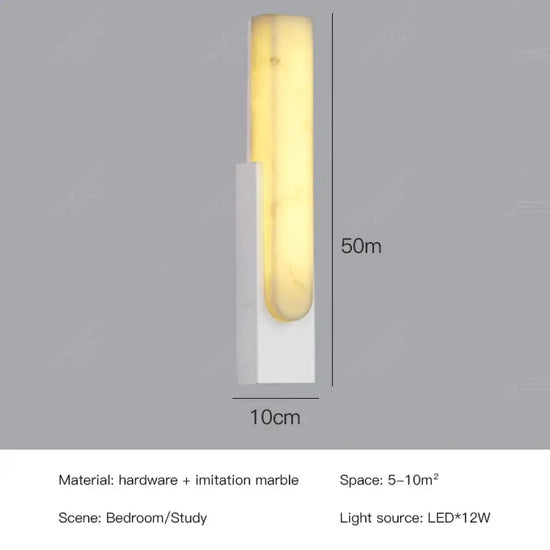 Applique Murale Led Élégante Minimaliste Chambre