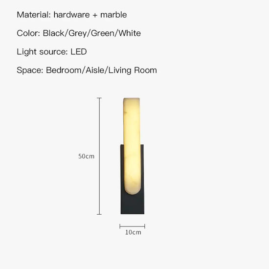 Applique Murale Led Élégante Minimaliste Chambre