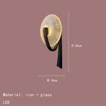 Applique Murale Led Métal Moderne Luminaire Chic Noir / Lumière Chaude Applique Chambre