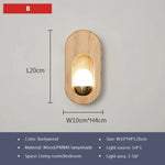 Applique Murale Led Minimaliste Scandinave Élégante B / Blanc Chaud (2700-3500K) Chambre