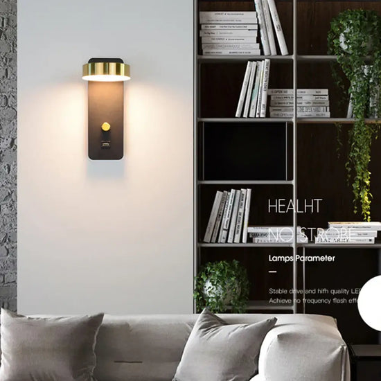 Applique Murale Led Nordique Design Minimaliste Élégant Chambre
