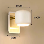 Applique Murale Led Nordique Design Moderne Élégante Un Blanc / Blanc Chaud (2700-3500K) Chambre