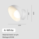 Applique Murale Led Originale Et Lumineuse. A Blanc Chambre