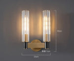 Applique Murale Led Rétro Laiton Chic Élégant Double Tête / Blanc Chaud (2700-3500K) Chambre