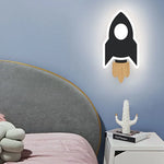Applique Murale Led Vaisseau Cosmique Bleu Chambre