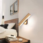 Applique murale liseuse bois