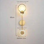 Applique Murale Luminaire Moderne Élégant Doré. 2 Têtes / 3 Couleurs Claires Chambre