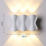 Applique Murale Lumineuse Contemporaine Design Élégante Blanc-6W Chambre