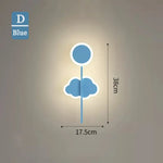 Applique Murale Lumineuse Design Pour Petits. D Bleu / 3 Températures De Couleur Chambre