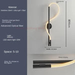 Applique Murale Minimaliste Design Élégant Luxueux. J-3000K Chambre