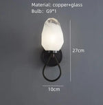 Applique Murale Moderne Design Élégant Lumineux Noir / 5000K Chambre